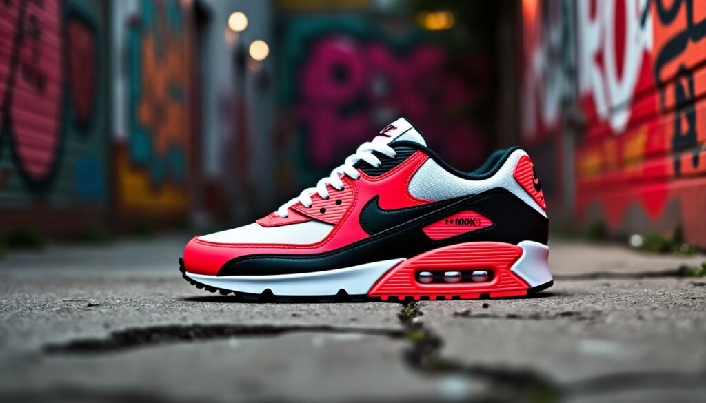 découvrez l'histoire fascinante des nike air max 90, emblématiques chaussures qui ont révolutionné le monde de la sneaker. plongez dans l'univers du coloris 'infrared' et explorez comment ce modèle est devenu un best-seller intemporel, alliant style, confort et innovation.